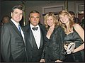 Sean Hannity, co-host of Fox News Channel's Hannity and Colmes, with actor Tony Lobianco and his lovely wife and daughter.